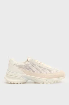Женские бежевые кроссовки RUNNER Бежевый 37 Calvin Klein Jeans YW0YW02030