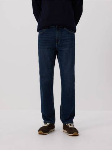 Reserved - Джинси straight fit - темно-синій - TU886-59J Reserved - Джинси straight fit - темно-синій - TU886-59J