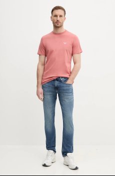 Хлопковая футболка Barbour