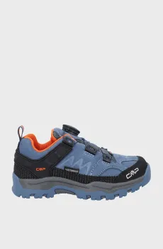 Детские голубые замшевые кроссовки KIRUNA LOW FITGO TREKKING Голубой 28 CMP 3Q56764-09NS