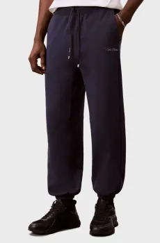 Мужские темно-синие спортивные брюки Синий L Calvin Klein LVGMF6P603