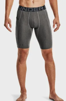 Мужские серые тайтсы UA HG Armour Lng Shorts Серый S Under Armour 1361602-090
