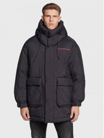 Calvin Klein Jeans Зимова куртка J30J321907 Чорний Relaxed Fit Calvin Klein Jeans Зимова куртка J30J321907 Чорний Relaxed Fit