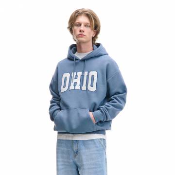 Cropp - Світшот із аплікацією - steel blue Cropp - Світшот із аплікацією - steel blue