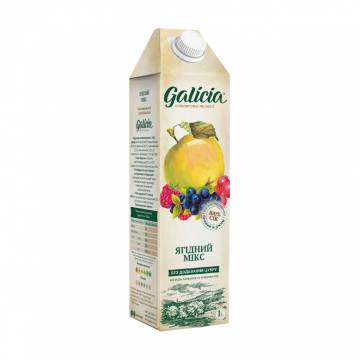Сок Galicia Ягодный микс, 1л Сок Galicia Ягодный микс, 1л