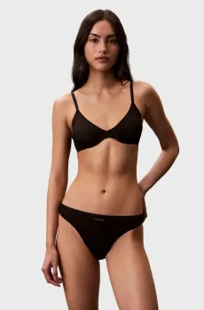 Женские черные трусики Черный S Calvin Klein LV00QF8573