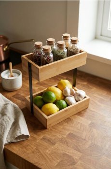 Підлогова полиця - бежевий