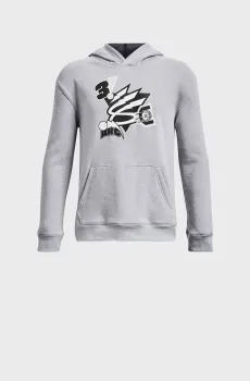 Детское серое худи Curry Big Splash Hoodie Серый 7 Under Armour 1374304-011