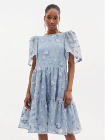 Custommade Коктейльна сукня Jamina 999395482 Голубий Regular Fit Custommade Коктейльна сукня Jamina 999395482 Голубий Regular Fit