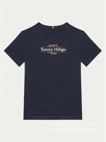 Tommy Hilfiger Футболка Icon Print KB0KB09158 Cиній Regular Fit Tommy Hilfiger Футболка Icon Print KB0KB09158 Cиній Regular Fit