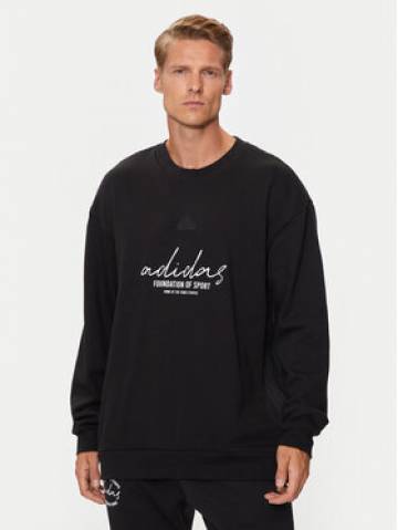 adidas Світшот Brand Love IW3542 Чорний Loose Fit adidas Світшот Brand Love IW3542 Чорний Loose Fit
