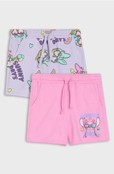 Шорти жіночі 2 pack Stitch and Daisy - різнобарвний