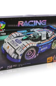 Детский автомобиль-конструктор на радиоуправлении JIQILE Porsche, от 6 лет, 310 шт (AJ021639)