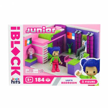 Конструктор IBLOCK Junior Kids hits Спальня Лілі 184 деталі (KH08/001/1) Конструктор IBLOCK Junior Kids hits Спальня Лілі 184 деталі (KH08/001/1)