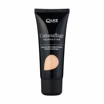 Маскирующий тональный крем для лица Quiz Cosmetics Camouflage Foundation Шелковое прикосновение 02 Pure Beige, 30 мл Маскирующий тональный крем для лица Quiz Cosmetics Camouflage Foundation Шелковое прикосновение 02 Pure Beige, 30 мл