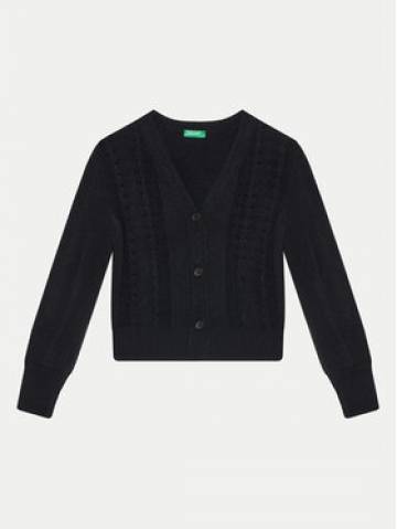 United Colors Of Benetton Кардиган 1370C601Q Чорний Regular Fit United Colors Of Benetton Кардиган 1370C601Q Чорний Regular Fit