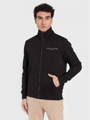 Tommy Hilfiger Світшот Logo MW0MW29327 Чорний Regular Fit Tommy Hilfiger Світшот Logo MW0MW29327 Чорний Regular Fit
