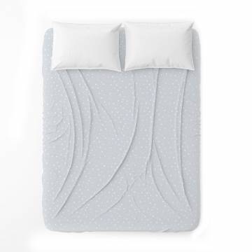 Простыня бязевая Home Line Звезды разные, серо-голубая, 150*215 см (175323) Простыня бязевая Home Line Звезды разные, серо-голубая, 150*215 см (175323)