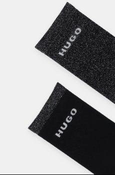 Носки HUGO 2 шт 2P QS SHINY PIQ CC W