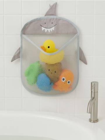 Органайзер для іграшок для ванни - сірий