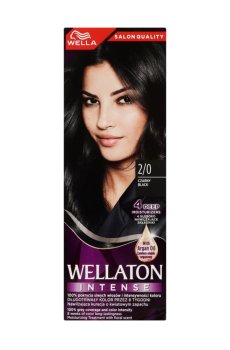 Интенсивная крем-краска для волос WELLA Wellaton Intense Color Cream 2/0 Черный, 110 мл