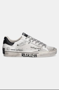 Кожаные кроссовки Crime London DISTRESSED DECONSTRUCTED