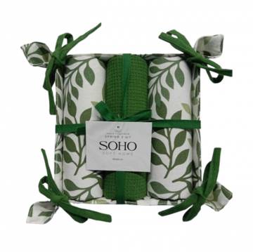 Набор кухонных полотенец Soho Spring, 40*60 см, 3 шт (6971681) Набор кухонных полотенец Soho Spring, 40*60 см, 3 шт (6971681)
