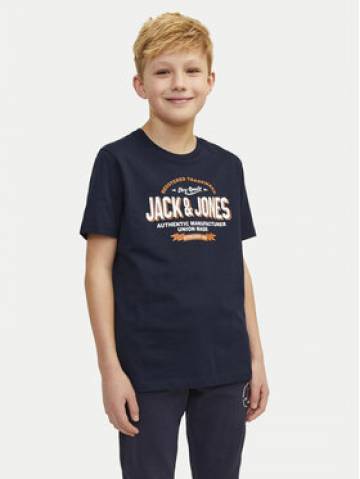 Jack&Jones Junior Футболка Logo 12258876 Cиній Regular Fit Jack&Jones Junior Футболка Logo 12258876 Cиній Regular Fit