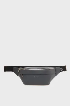 Мужская серая поясная сумка RAISED Серый ONESIZE Calvin Klein LV04D3161G
