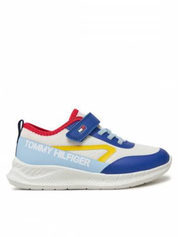 Tommy Hilfiger Снікерcи Low Cut Lace-Up/Velcro Sneaker T1B9-33868-1756 S Білий Tommy Hilfiger Снікерcи Low Cut Lace-Up/Velcro Sneaker T1B9-33868-1756 S Білий
