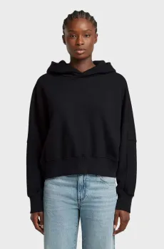 Женское черное худи Embossed Черный S G-Star RAW D26362,D427