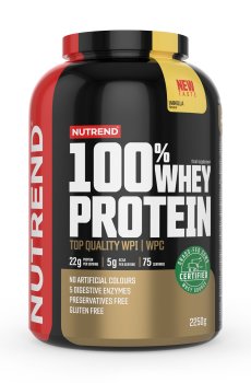 Протеин Nutrend 100% Whey Protein Ваниль, в порошке, 2.25 кг