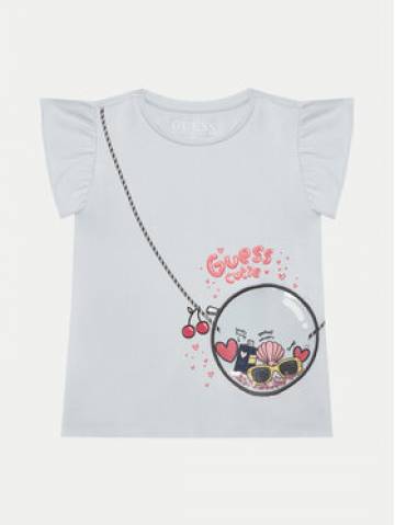 Guess Футболка K5GI05 K6YW4 Блакитний Regular Fit Guess Футболка K5GI05 K6YW4 Блакитний Regular Fit
