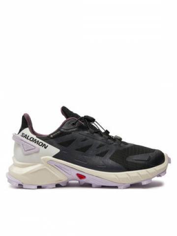 Salomon Взуття для бігу Supercross 4 Gore-Tex L47461800 Чорний Salomon Взуття для бігу Supercross 4 Gore-Tex L47461800 Чорний