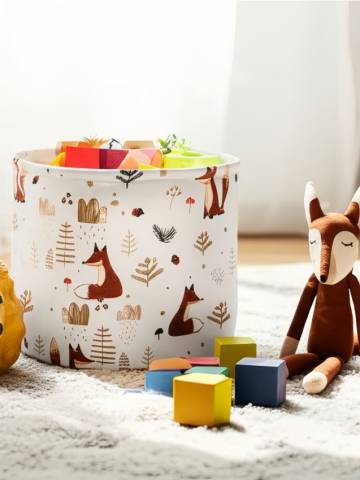 Кошик для зберігання - бежевий