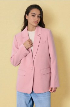 Жакет з домішкою віскози - рожевий