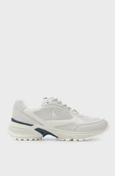 Мужские белые кроссовки HIKE RUNNER Белый 45 Calvin Klein Jeans YM0YM01451