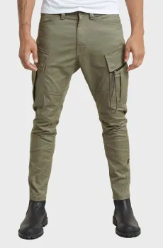 Мужские зеленые карго Zip Pkt 3D Skinny Cargo 2.0 Зеленый 33-34 G-Star RAW D24307,C105