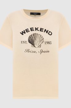 Желтая футболка BORA