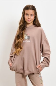 Худі Pusheen the Cat - сіро-коричневий