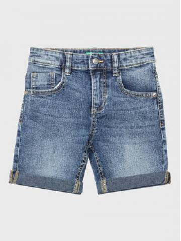 United Colors Of Benetton Джинсові шорти 4XA2G900U Голубий Slim Fit United Colors Of Benetton Джинсові шорти 4XA2G900U Голубий Slim Fit