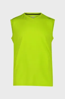Мужская салатовая майка ODOR-INHIBITING SLEEVE Салатовый 48 CMP 35N5627-E406