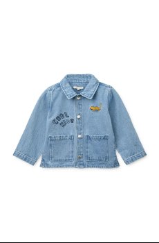 Детская джинсовая куртка Liewood Kinsley Placement Denim Overshirt