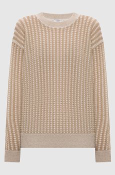 Бежевый свитер с шерстью альпаки