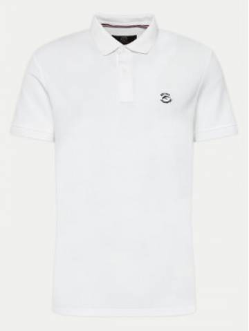 INDICODE Поло Wadim 40-913 Білий Slim Fit INDICODE Поло Wadim 40-913 Білий Slim Fit