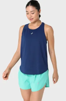 Женская темно-синяя майка Синий L Asics 2012C986-400