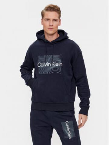 Calvin Klein Світшот Wave Lines Hero K10K112774 Cиній Regular Fit Calvin Klein Світшот Wave Lines Hero K10K112774 Cиній Regular Fit
