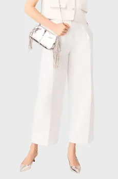 Женские белые брюки Белый 34 MAJE MFPPA00771_White