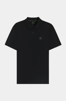 Мужское черное поло Черный 3XL BOSS 11339