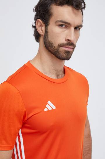 Футболка для тренинга adidas Performance Tabela 23 цвет оранжевый с аппликацией Футболка для тренинга adidas Performance Tabela 23 цвет оранжевый с аппликацией